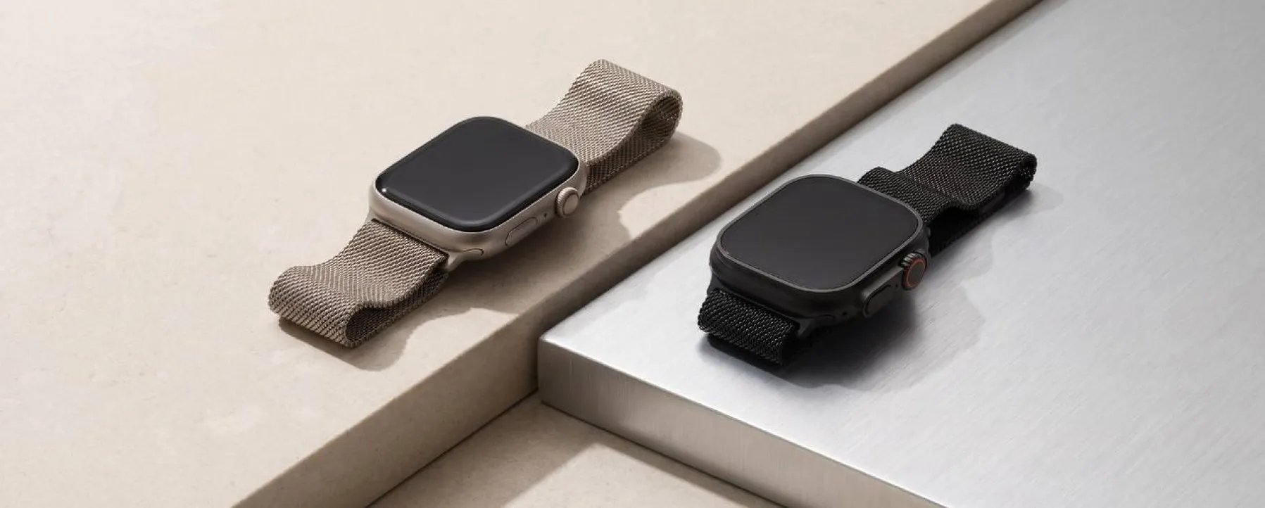 Apple Watch в титане: 46 и 49 мм, два цвета и миланская петля