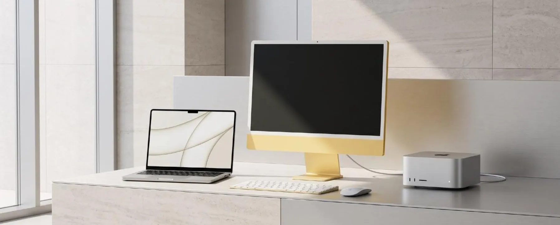 Рабочее место с Mac: ноутбук, моноблок или отдельный компьютер