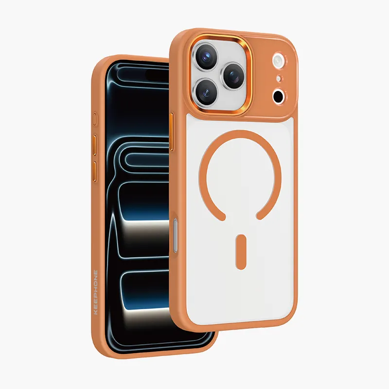 Чехол защитный KEEPHONE ARMOR GRIP для iPhone 17 Pro / iPhone 18 Pro, космический оранжевыйphoto0