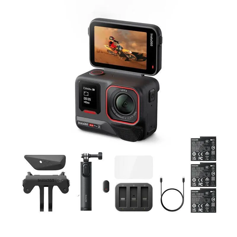 Экшн-камера Insta360 Ace Pro 2 Creator Bundle (Творческий набор) Черныйphoto3