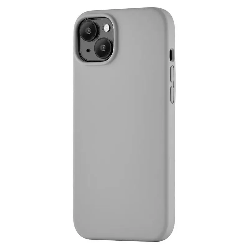 Силиконовый чехол uBear Touch Mag Case для iPhone 15 Plus Серыйphoto1