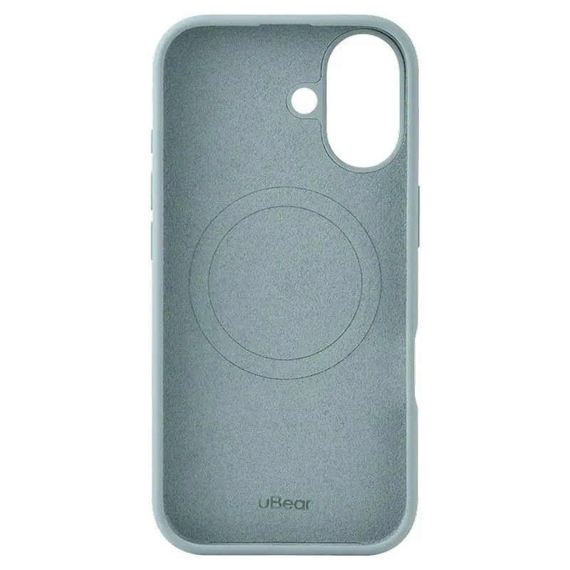 Силиконовый чехол uBear Touch Mag Case для iPhone 17 Холодная мятаphoto3