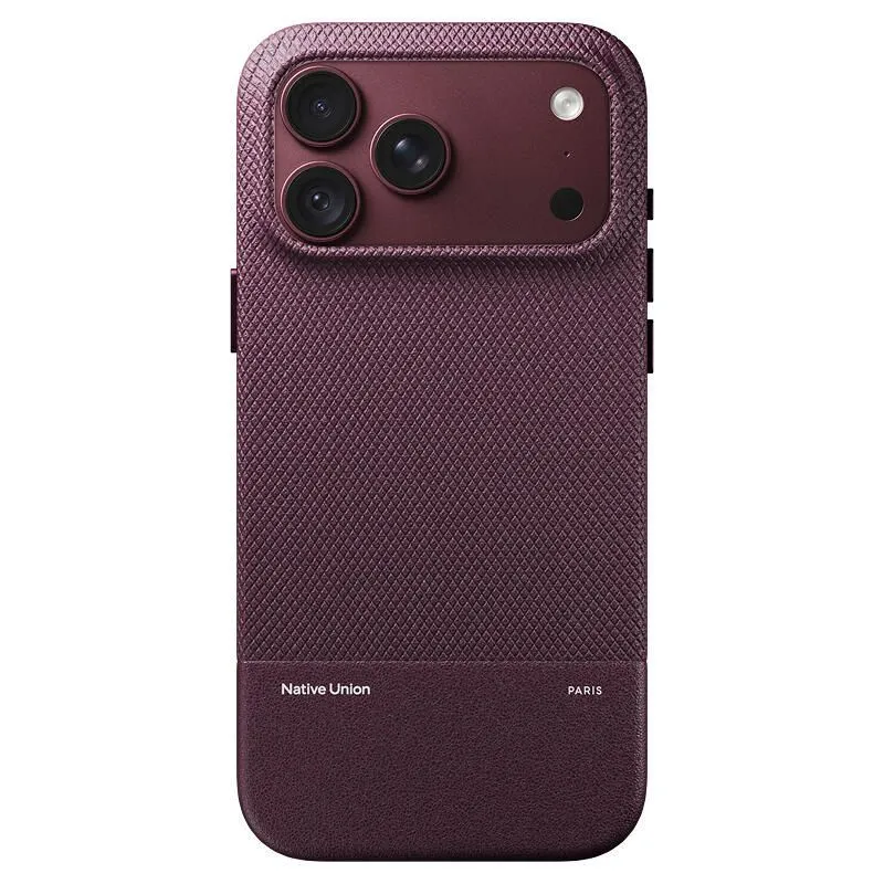 Чехол Native Union (RE)Classic Case для iPhone 18 Pro Max/17 Pro Max Бургундиphoto0