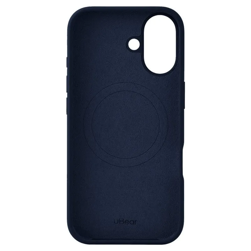 Силиконовый чехол uBear Touch Mag Case для iPhone 17 Темно-синийphoto3