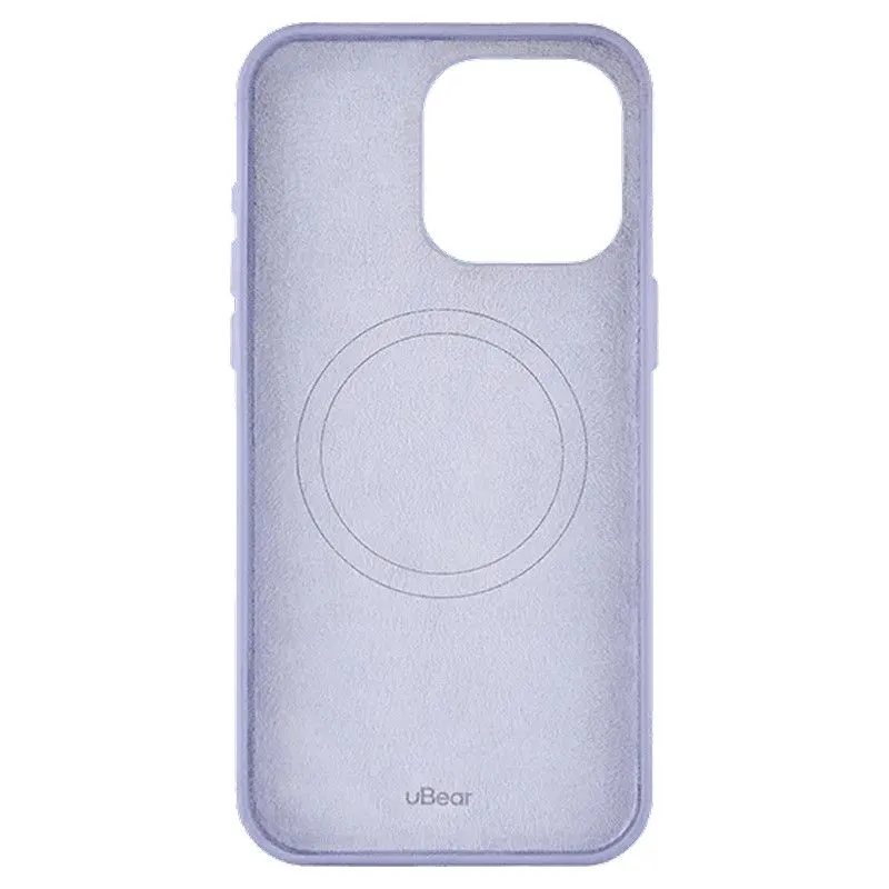 Чехол uBear Capital Leather Case MagSafe для iPhone 15 Pro Max Лавандовыйphoto1