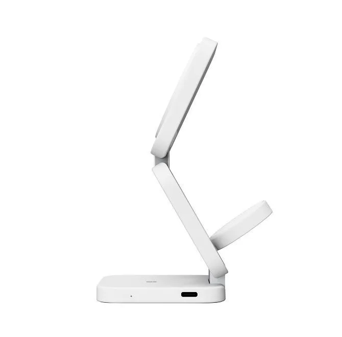 Беспроводное зарядное устройство Magssory Flex 3 в 1 Whitephoto3