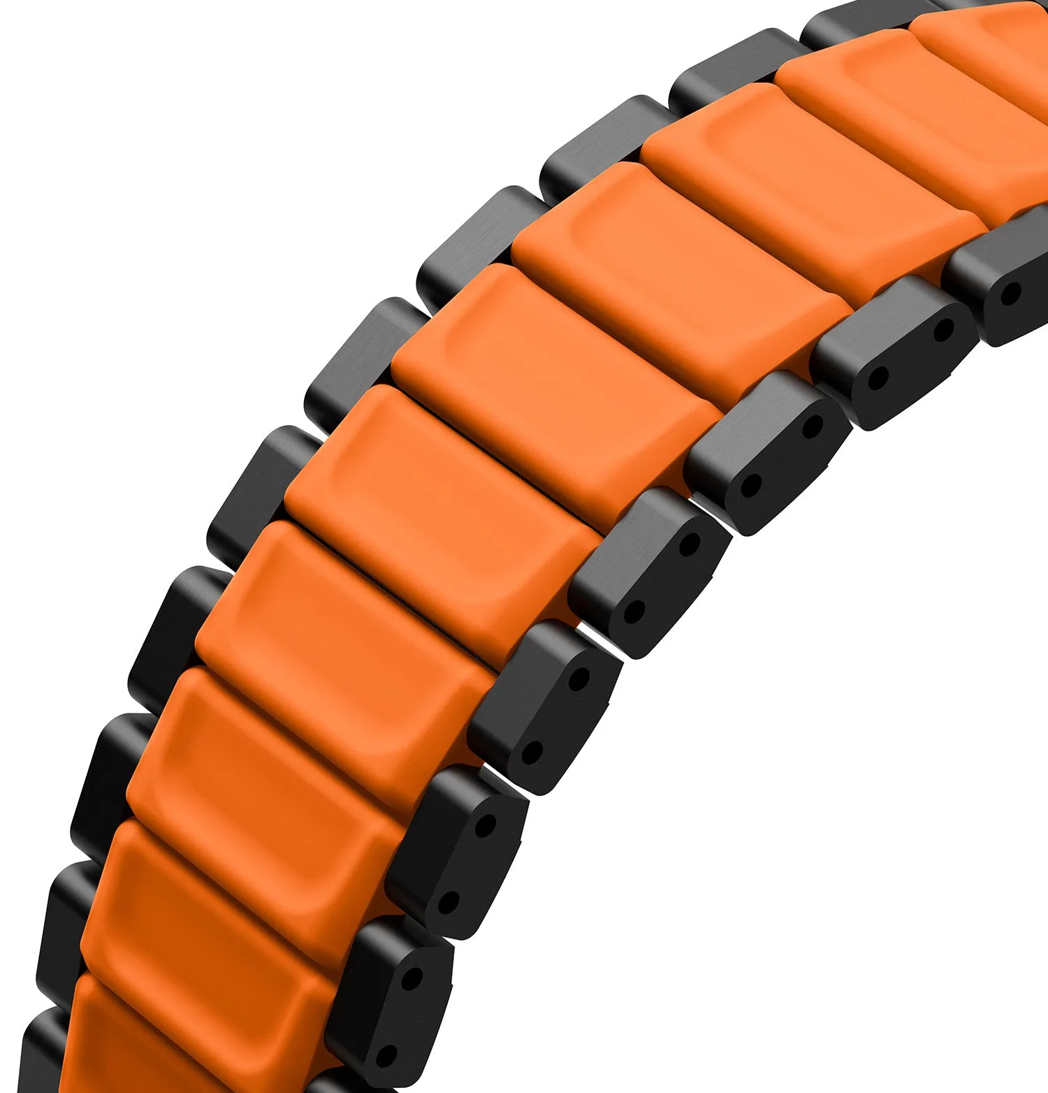 Ремешок UNIQ Strova Flex для Apple Watch 49/46/45/44 мм, зеленый / желтый (Titaniumsilver Limegreen)photo7