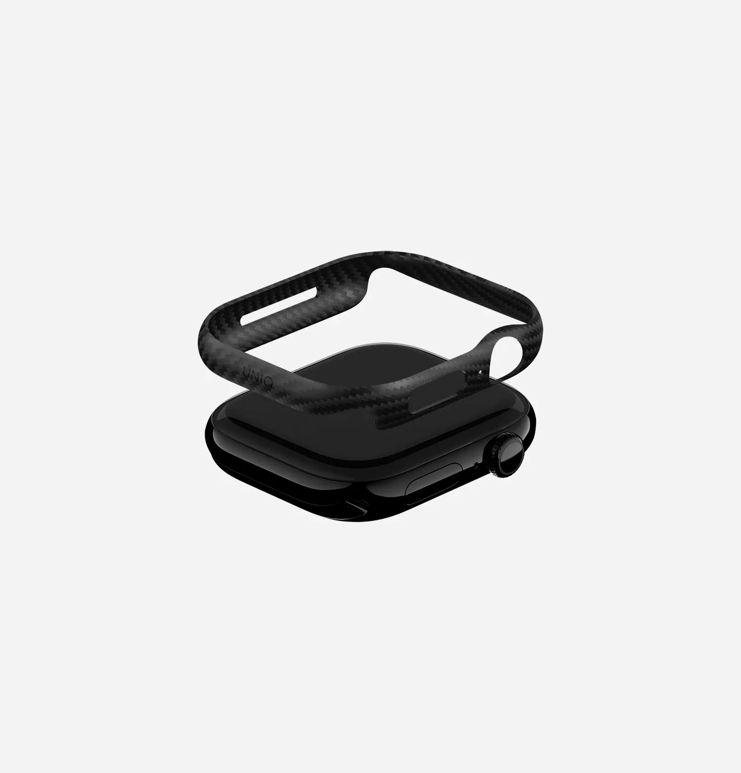 Чехол UNIQ Keva Verge для Apple Watch 42 мм, черный (Carbon Black)photo1
