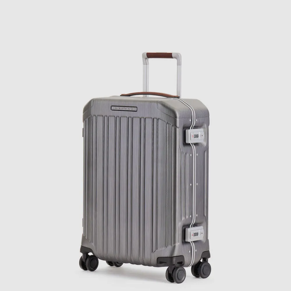 Чемодан для ручной клади из поликарбоната с замком TSA Piquadro BV4425PQLM/NCU, чёрныйphoto1