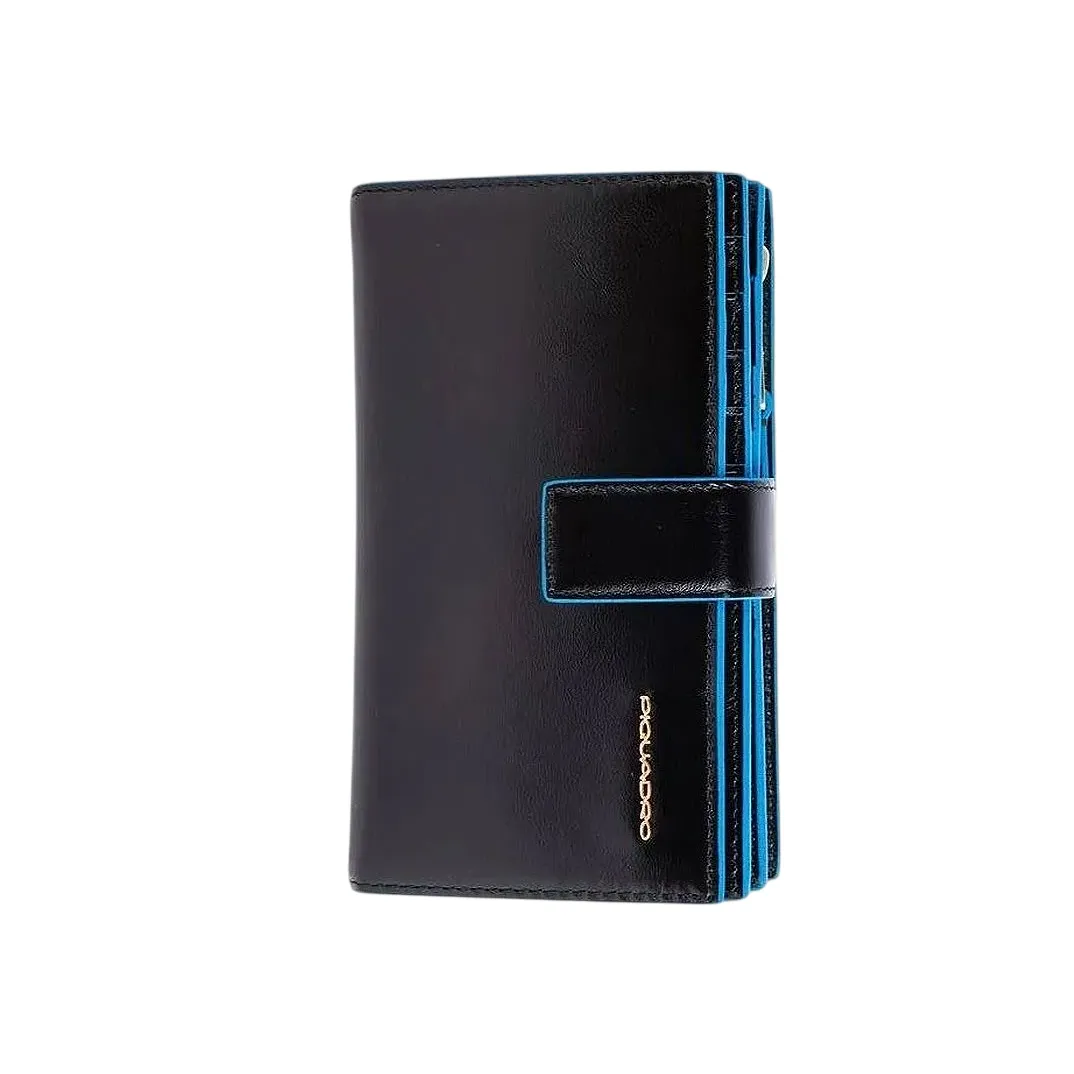 Портмоне складное Piquadro Blue square PD1353B2R/N, черный (NEW)photo0