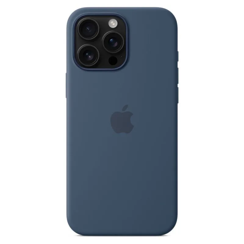 Силиконовый чехол MagSafe для iPhone 16 Pro Max Денимphoto2