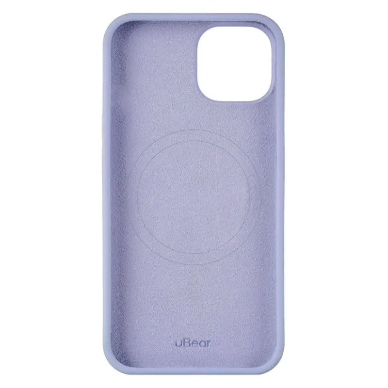 Силиконовый чехол uBear Touch Mag Case для iPhone 15 Plus Лавандовыйphoto3