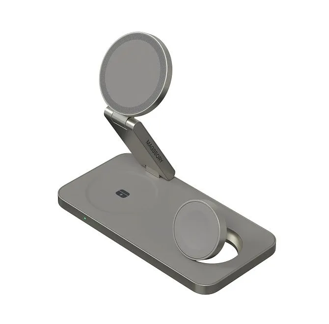 Зарядная станция 3 в 1 Magssory Yoga для Samsung Qi2 Titanphoto6