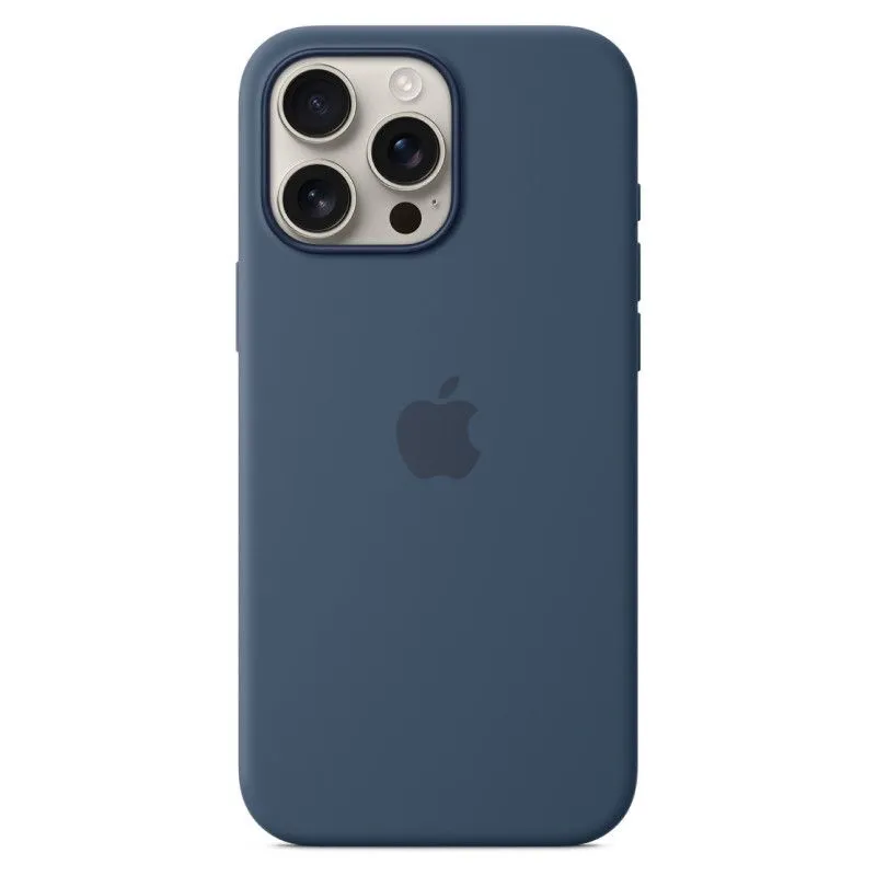 Силиконовый чехол MagSafe для iPhone 16 Pro Max Денимphoto1