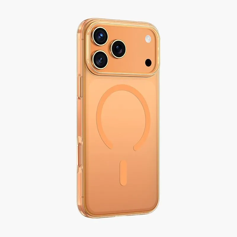 Чехол защитный KEEPHONE HYBRID ANTI-YELLOWING для iPhone 17 Pro Max / iPhone 18 Pro Max, оранжевыйphoto0