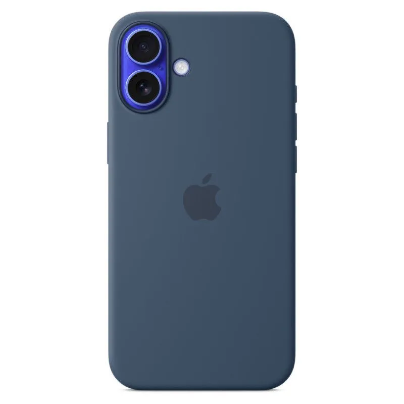 Силиконовый чехол MagSafe для iPhone 16 Plus Денимphoto0
