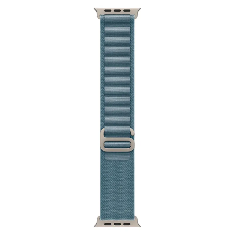 Apple Watch Ultra 3, 49 мм корпус из титана, ремешок Alpine голубого цветаphoto2