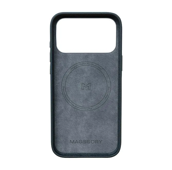 Чехол Magssory Eco-Leather Case для iPhone 17 Pro Max, полночьphoto1