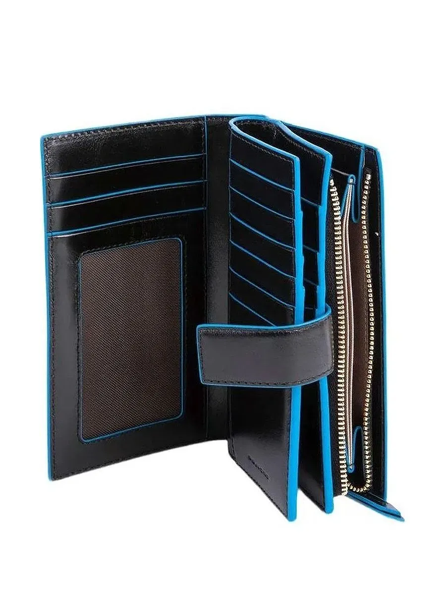 Портмоне складное Piquadro Blue square PD1353B2R/N, черный (NEW)photo7