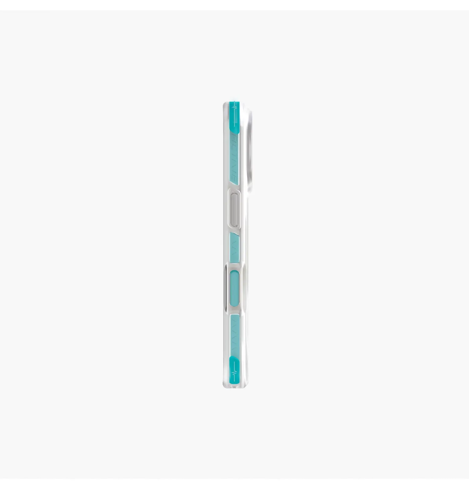 Чехол UNIQ Combat Active для iPhone 17 Pro, прозрачный / серый (Frostclear Turquoise)photo4