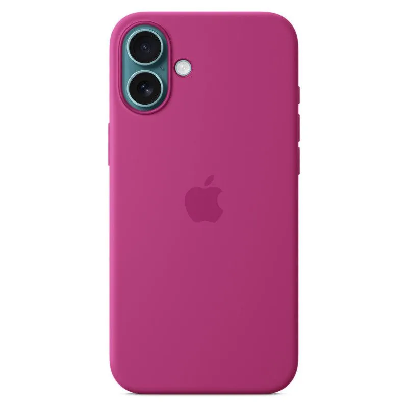 Силиконовый чехол MagSafe для iPhone 16 Plus Фуксияphoto1