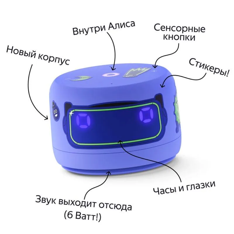 Умная колонка Яндекс Станция Лайт 2 с Алисой Фиолетовыйphoto1