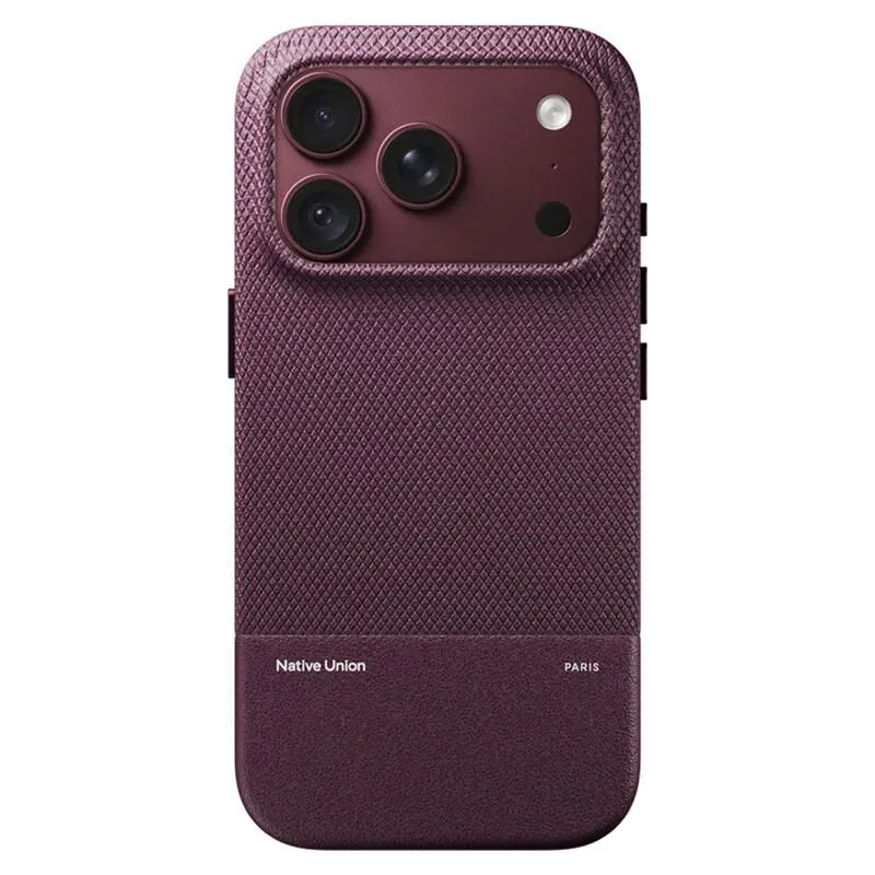 Чехол Native Union (RE)Classic Case для iPhone 18 Pro/17 Pro Бургундиphoto0