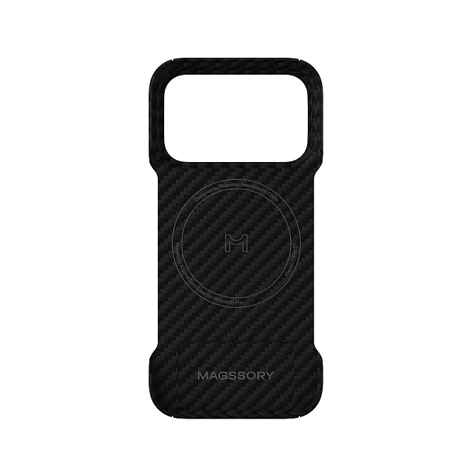 Чехол Magssory Aramid Zero Case для iPhone 18 Pro, черныйphoto1