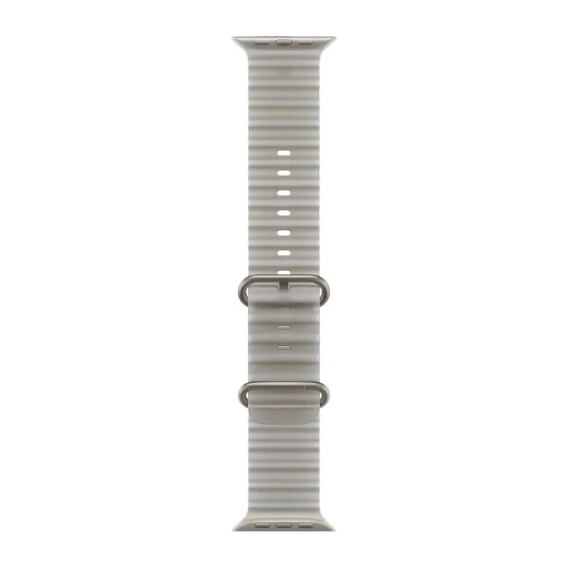 Apple Watch Ultra 4, 49 мм корпус из титана, полупрозрачный ремешок Ocean серого цветаphoto2