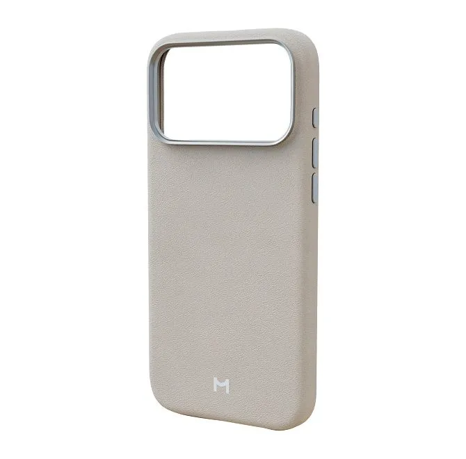 Чехол Magssory Eco-Leather Case для iPhone 17 Pro Max, слоновая костьphoto2