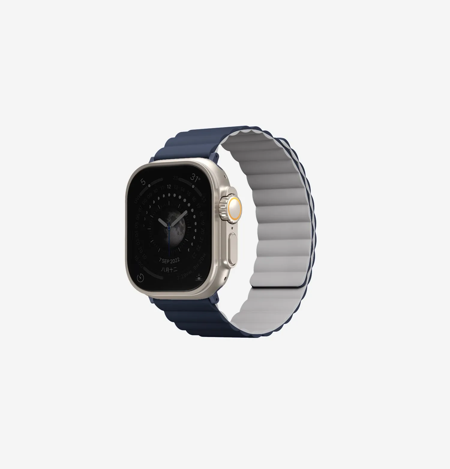 Ремешок UNIQ Revix для Apple Watch 42/41/40 мм, белый / фиолетовый (Lilac White)photo1