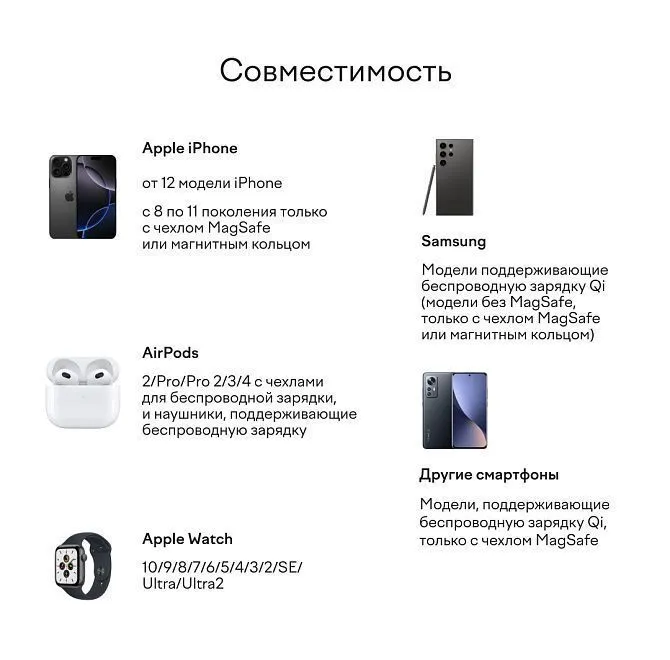 Зарядная станция Magssory Fold Pro 3 в 1 Blackphoto8