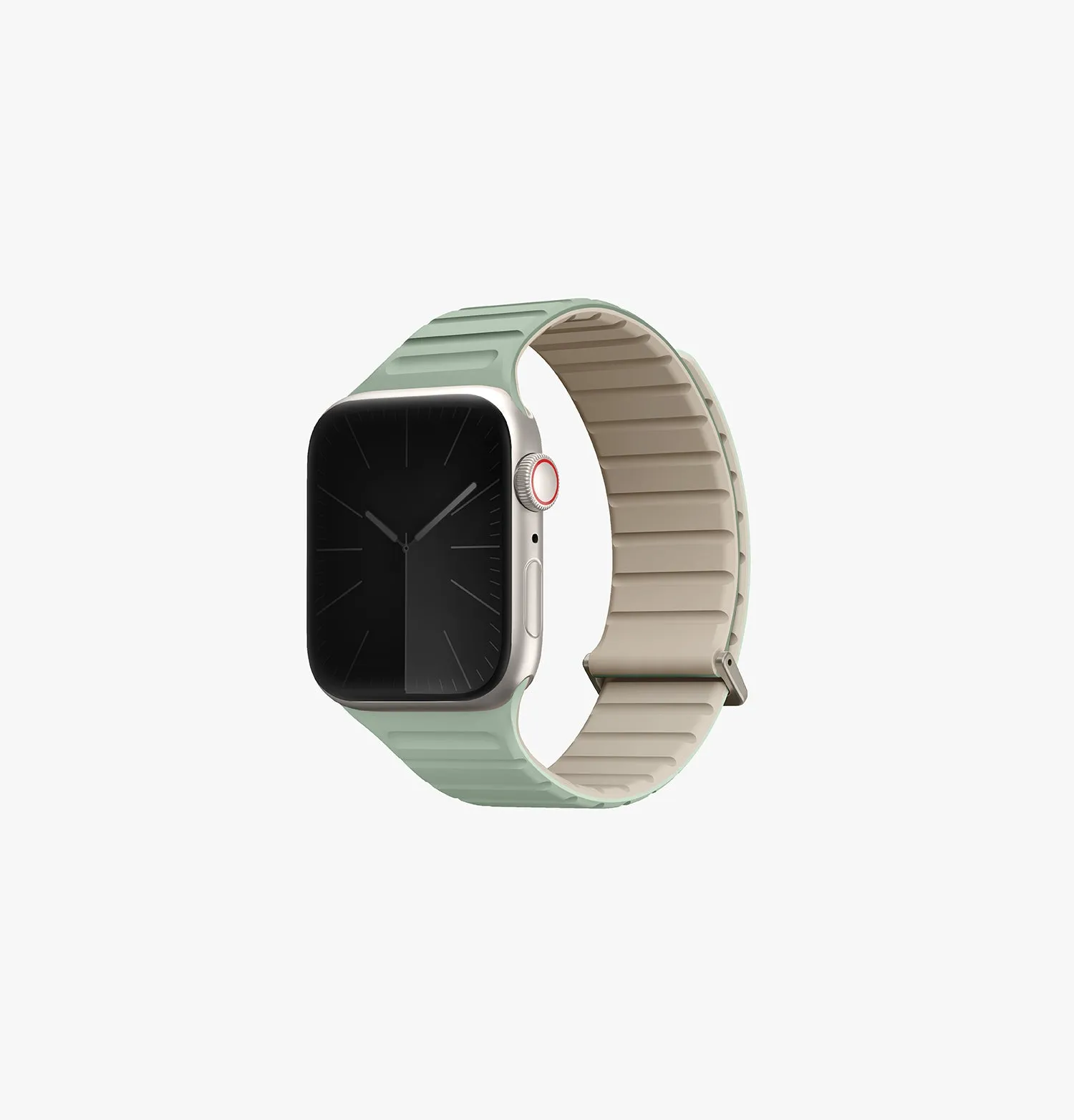 Ремешок UNIQ Revix Evo для Apple Watch 42/41/40 мм, белый / розовый (crepepink ivory)photo6