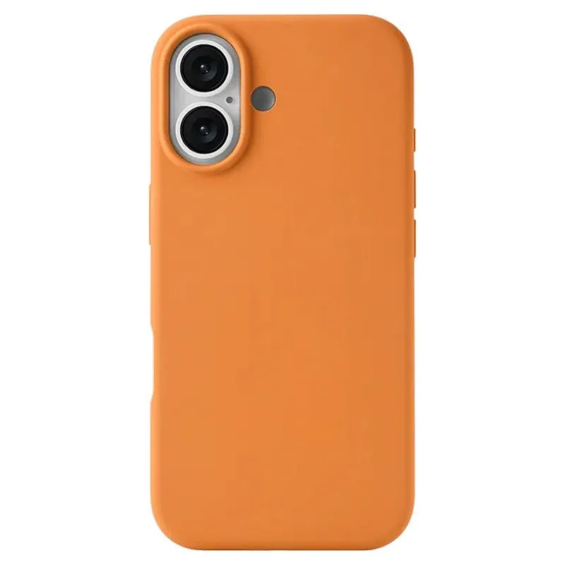 Силиконовый чехол uBear Touch Mag Case для iPhone 17 Оранжевыйphoto0