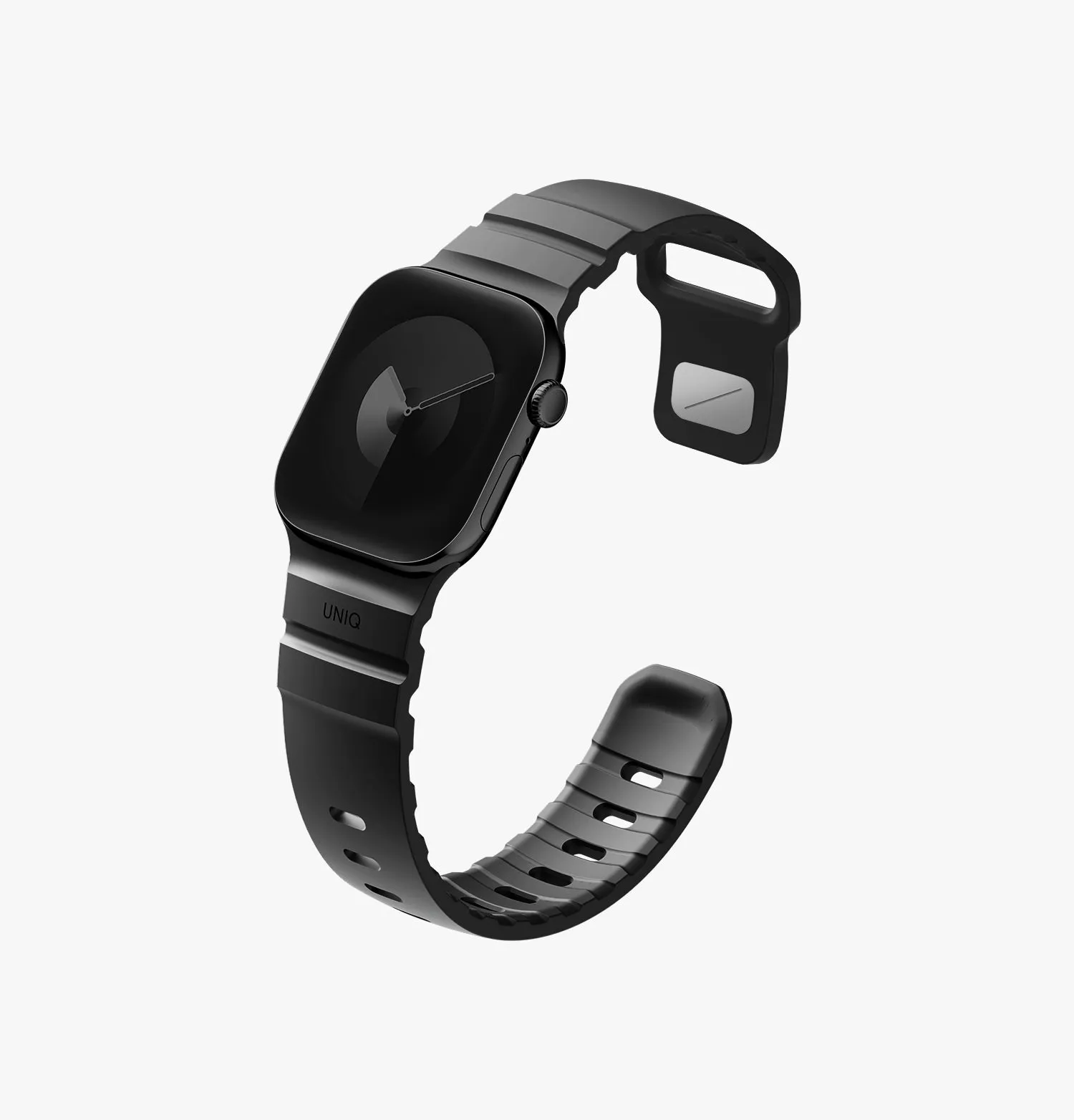 Ремешок UNIQ Alton для Apple Watch 42/41/40 мм, черный (Midnight Black)photo9