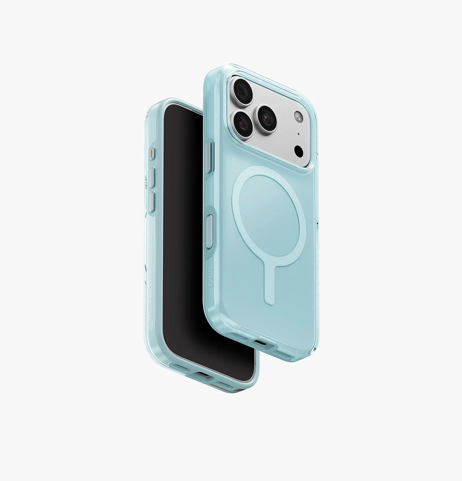 Чехол UNIQ Clario для iPhone 18 Pro, синий (cool blue)photo1