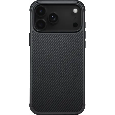 Противоударный чехол Pitaka с амортизирующими накладками для iPhone 17 Pro Max, Черныйphoto1