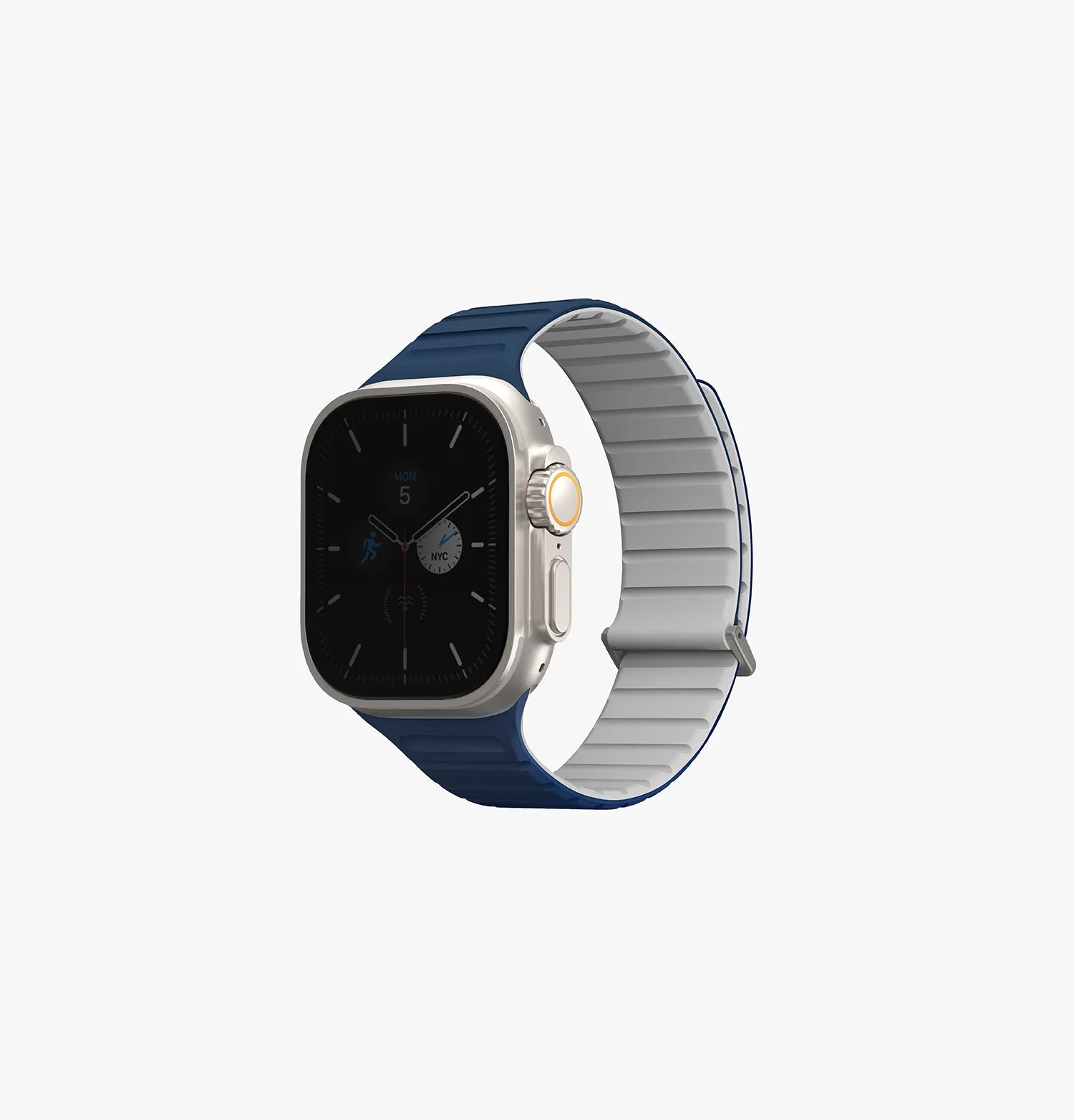 Ремешок UNIQ Revix Evo для Apple Watch 42/41/40 мм, белый / розовый (crepepink ivory)photo5