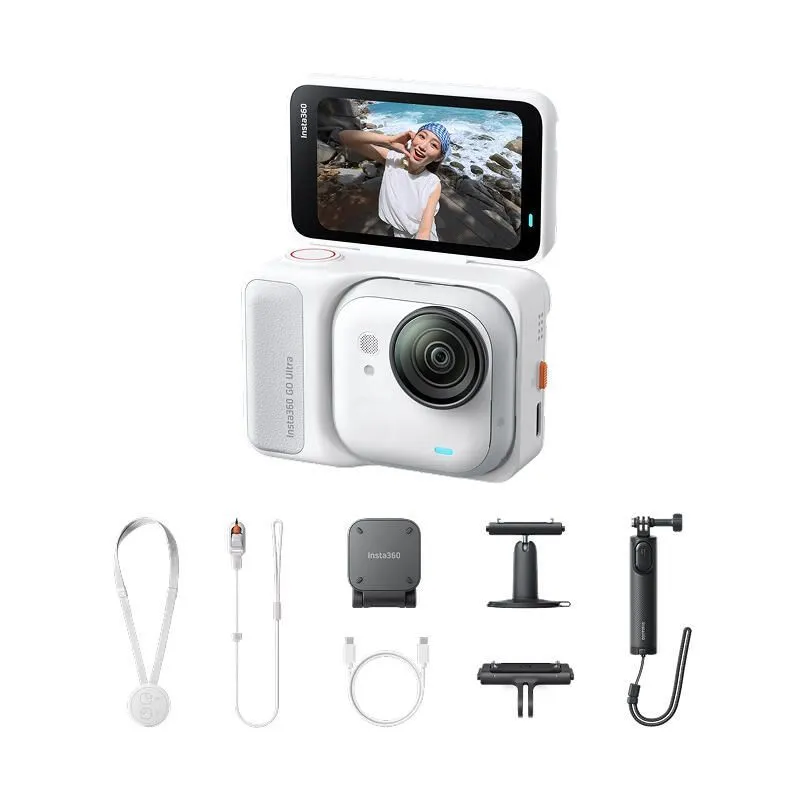 Экшн-камера Insta360 GO Ultra Creator Bundle (Творческий набор) Белыйphoto3