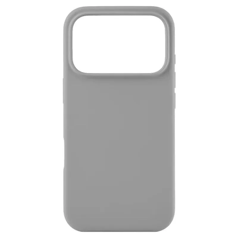 Силиконовый чехол uBear Touch Mag Case для iPhone 18 Pro/17 Pro Светло-серыйphoto2