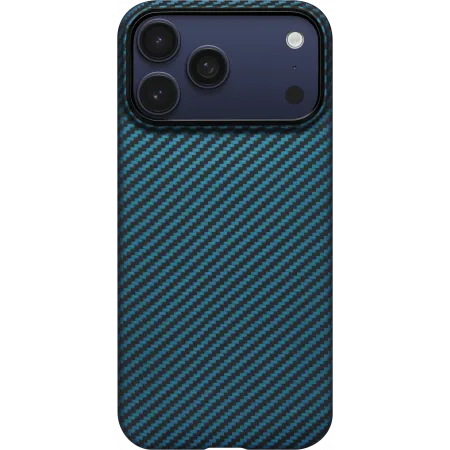 Ультра тонкий чехол Pitaka iPhone 17 Pro Max, Синийphoto1