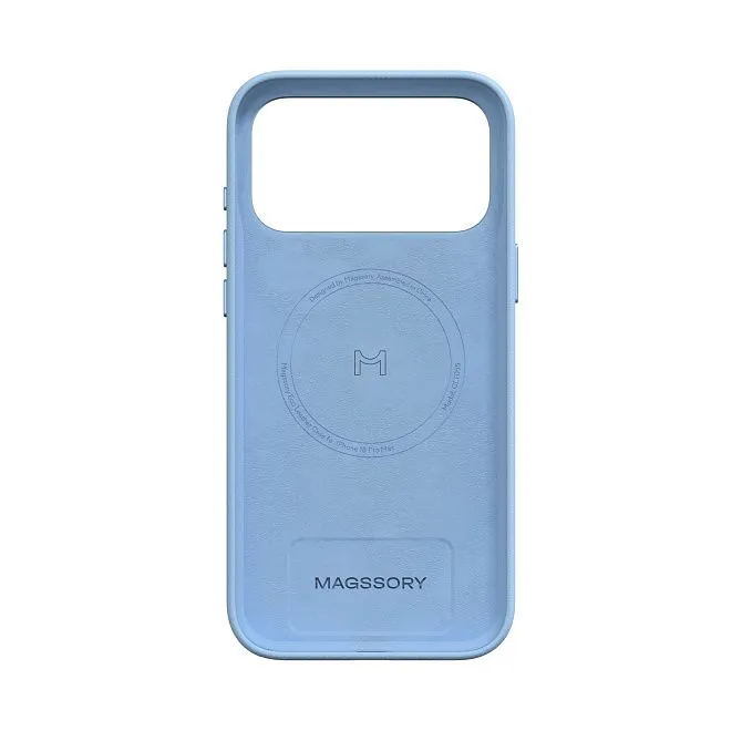 Чехол Magssory Eco-Leather Case для iPhone 18 Pro Max, синийphoto2