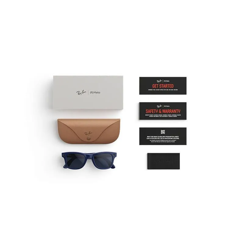Ray-Ban Wayfarer Gen 2 Синий глянец, линзы-хамелеон Прозрачный/Синий, размер Lphoto3