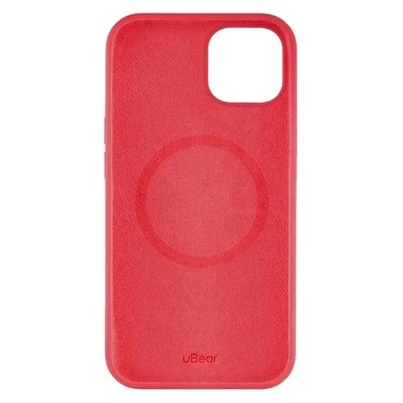 Защитный силиконовый чехол uBear Touch Mag Case для iPhone 13 Красныйphoto3