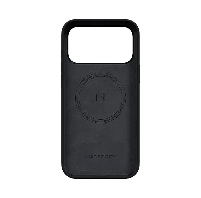 Чехол Magssory Silicone Case для iPhone 18 Pro Max, черныйphoto2