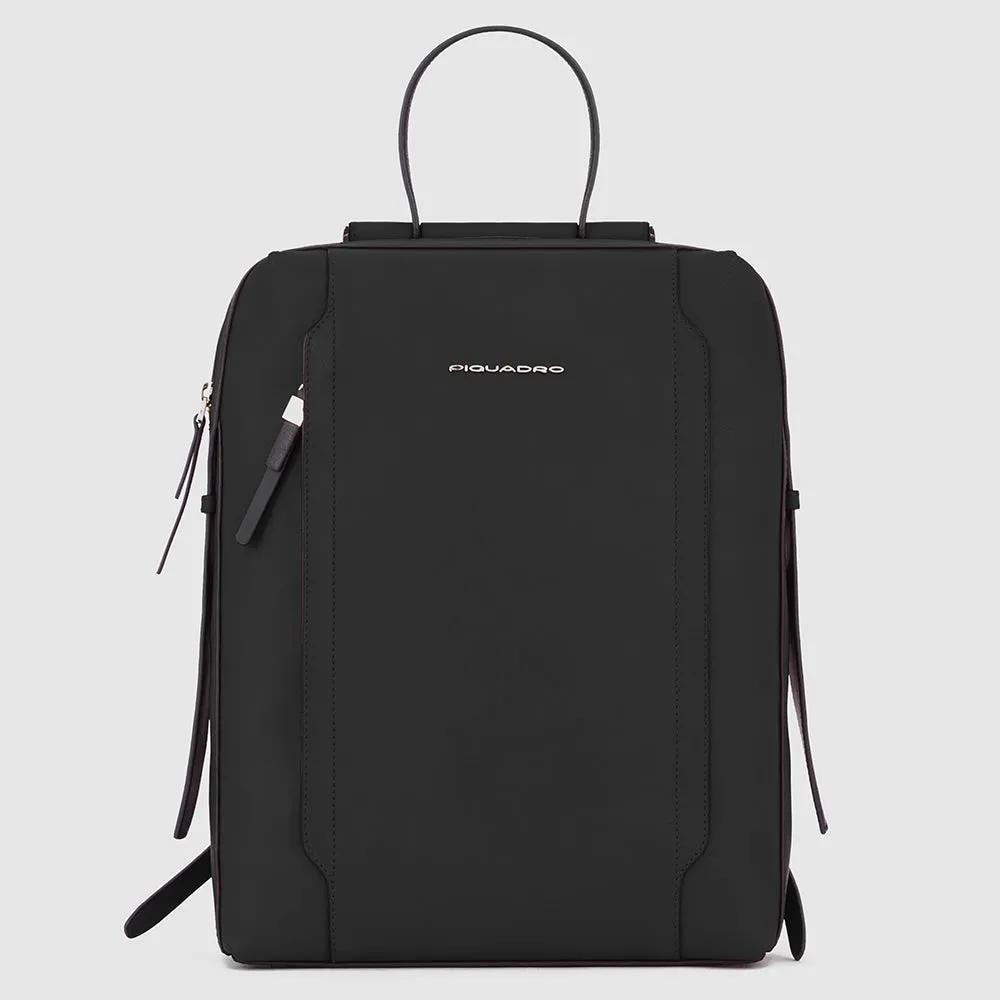 Женский кожаный рюкзак для ноутбука 14" Piquadro CA4576W92/N, чёрныйphoto0
