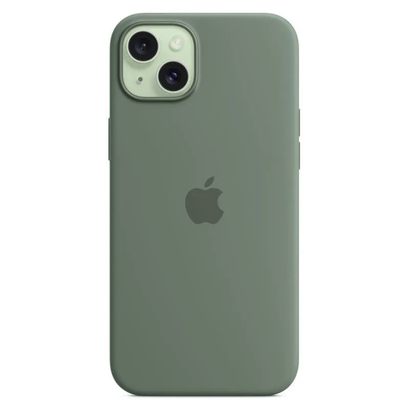 Силиконовый чехол MagSafe для iPhone 15 Plus Кипарисphoto2