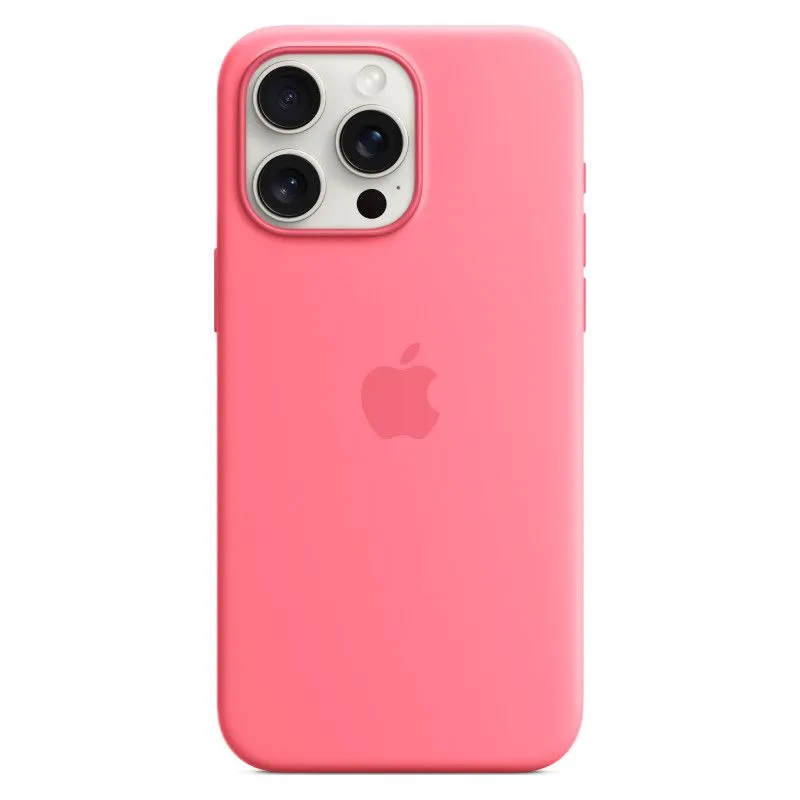 Силиконовый чехол MagSafe для iPhone 15 Pro Max Розовыйphoto1