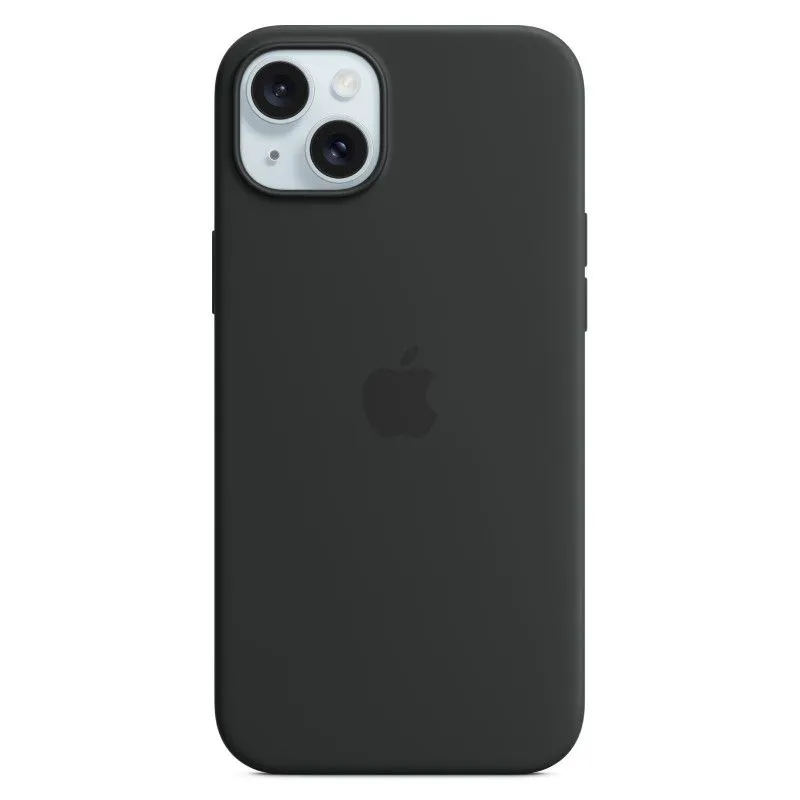 Силиконовый чехол MagSafe для iPhone 15 Plus Черныйphoto1
