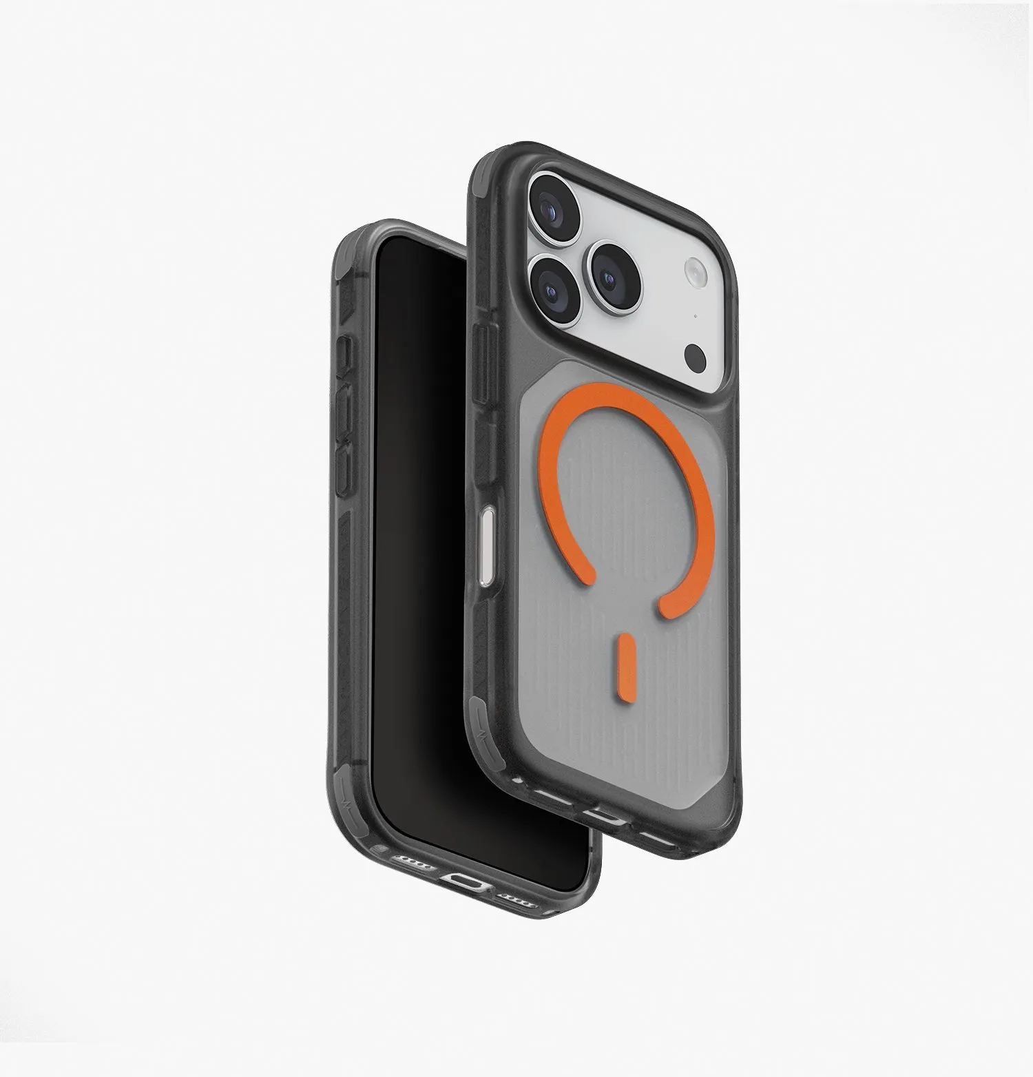 Чехол UNIQ Combat Active для iPhone 17 Pro, прозрачный / серый (Frostclear Turquoise)photo1